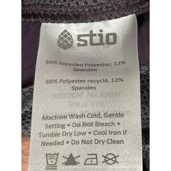 Stio CFS Board Shorts Mens 38X21.5 Purple Stretch Quick Dry UPF Comfort NEW - Picture 7 of 7